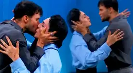 Fabio Agostini y tiktoker Kunno protagonizan INESPERADO momento al darse un BESO en la BOCA