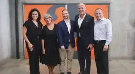 Fernando Muñiz, Michelle Alexander, Pablo Ghiglione, Juliana Souza y Jorge Grippa