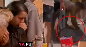 Yiddá Eslava fue rápidamente auxiliada por sus compañeros tras desmayarse.