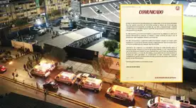Universitario de Deportes se pronuncia tras tragedia ocurrida en Matute.