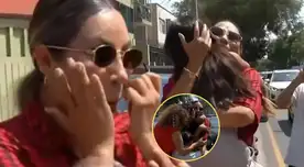 Hija menor de Pamela López sufre DESGARRADOR LLANTO al despedirse de su mamá y ella se ENTRISTECE