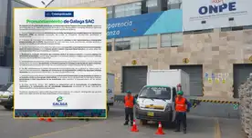 Galaga rompe el silencio y se pronuncia tras fallas en el traslado de material electoral: "De acuerdo al cronograma...". Galaga rompe el silencio y se pronuncia tras fallas en el traslado de material electoral: "De acuerdo al cronograma...".