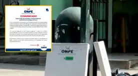 ONPE emite comunicado ante cédulas abandonadas cerca de basura en Surquillo.