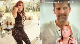 Magaly Medina sorprendida con Luciano Mazzetti