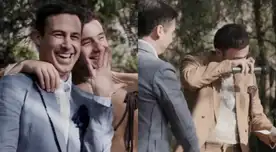 Adrián Bello ROMPE EN LLANTO en plena boda con Bruno Ascenzo al dedicarle sus votos: "En tus ojos aprendo a mirarme con amor"