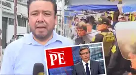 Reportero de América TV PIERDE LOS PAPELES y lanza tremenda lisura en noticiero EN VIVO.