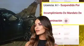 SUSPENDEN licencia de conducir a Laura Spoya por incumplir mandato de REEXAMINACIÓN tras accidente.