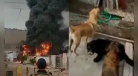 Incendio en Villa El Salvador