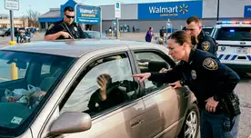 Policia de DeLand dispara a conductor en el Walmart tras casi atropellar a una persona.
