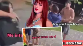 'La Uchulú' protagoniza ESCÁNDALO en la vía pública al descubrir a su NOVIO con otra mujer: "¡¿Qué tienes tú con él?!"