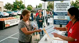 Entregarán alimentos gratis en California desde el 18 al 21 de mayo. Entregarán alimentos gratis en California desde el 18 al 21 de mayo.