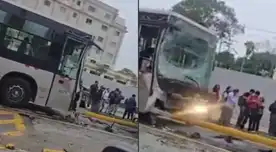 URGENTE | Triple choque en el Metropolitano: accidente cerca a la estación Angamos deja múltiples heridos.