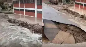 Tubería de Sedapal se rompe e inunda colegio en SJL: Minedu toma DRÁSTICA decisión ante riesgo sanitario.
