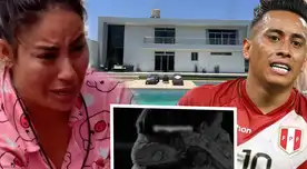 Pamela López se entera EN VIVO de que Christian Cueva la BOTÓ de su casa en Trujillo en su ausencia.