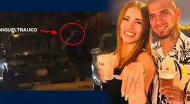 ¡En plena madrugada! Miguel Trauco ES AMPAYADO con mujer que NO ES su prometida a POCOS MESES de su boda
