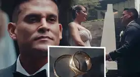 Christian Domínguez le JURA fidelidad a Karla Tarazona en sus votos de matrimonio: "Por siempre y para siempre"