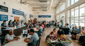 Habilitan más centros de enfriamiento en Houston por ola de CALOR EXTREMO.