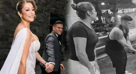 Christian Domínguez y Karla Tarazona APARECEN 'discutiendo' sobre su BODA tras ser acusados de ESTAFA: "¡Qué haces...!"