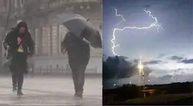 Senamhi advierte lluvias ligeras a moderadas en cuatro departamentos del Perú.