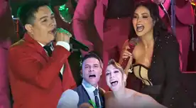 Pamela Franco reaparece  JUNTO a Leonard León tras la BODA de Christian Domínguez y Karla Tarazona.
