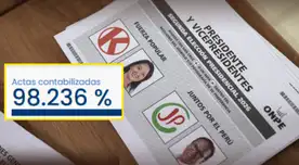 ¿Por qué el conteo de actas se quedó en 98%? ONPE explica el VERDADERO motivo detrás del resultado final.