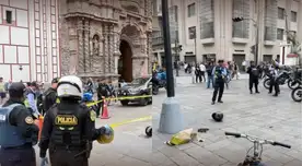Cambista fue atacado por delincuente dentro de la Iglesia La Merced en Jirón de la Unión.