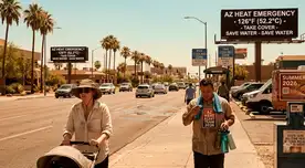 Los estados que sufrirán la ola de calor en EE.UU. este verano.