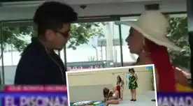 Deysi Araujo es retirada de piscina de su depa en San Isidro por hacer escándalo con Susy Díaz y amigas de la farándula