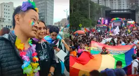Kenji Fujimori sorprende al aparecer en la Marcha del Orgullo LGBT 2026: "Todos somos iguales".