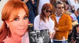 Magaly Medina es captada tambaleándose en corrida de toros en Chota.