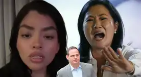 Leslie Echevarría responde sobre Keiko Fujimori tras polémica por video. Leslie Echevarría responde sobre Keiko Fujimori tras polémica por video.