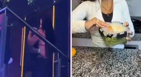 Famosa INFLUENCER CASADA que prepara 'LONCHERITAS' es captada bailando pegadito con supuesto barbero de su hijo: “Vieron que se besaron”