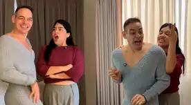 ¡SE LE CAYÓ LA MÁSCARA! Leslie Echevarría queda en SHOCK al encontrar a Mark Vito usando ropa de mujer: "Yo tenía mis dudas..."