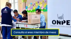 LINK OFICIAL de la ONPE: Revisa AQUÍ con tu DNI si eres miembro de mesa para las Elecciones Municipales 2026.