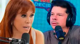 Mario Hart estuvo cara a cara con Magaly Medina. Mario Hart estuvo cara a cara con Magaly Medina.