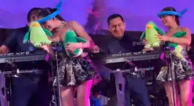 Cielo Fernández SORPRENDE a Edwin Guerrero en pleno concierto de Corazón Serrano y fans REACCIONAN: "Mucha confianza"
