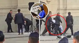 Miembro de la Marina de Guerra se descompensa previo a la ceremonia de reconocimiento de Keiko Fujimori en Palacio de Gobierno. Miembro de la Marina de Guerra se descompensa previo a la ceremonia de reconocimiento de Keiko Fujimori en Palacio de Gobierno.