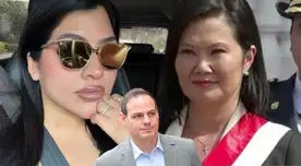 Leslie Echevarría sorprende con anuncio tras acompañar a Mark en evento de Keiko Fujimori.