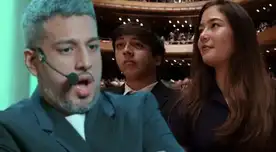 Ricardo Mendoza hace invitación al novio de Kyara Villanella en público.