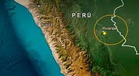 Temblor de importante magnitud se registró en Ucayali.