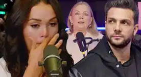 Angie Arizaga se pone sensible tras lo que dijo la mamá de Nicola Porcella.