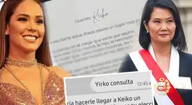 Sale a la luz CARTA de Karen Schwarz a Keiko Fujimori para lograr su MENCIÓN e identidad de intermediario: "En el cargo..."