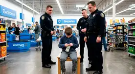La travesura de un menor hizo que se iniciara una investigación policial dentro del Walmart. La travesura de un menor hizo que se iniciara una investigación policial dentro del Walmart.