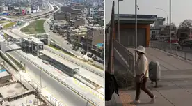 Estaciones del Tramo Norte del Metropolitano no operan. Estaciones del Tramo Norte del Metropolitano no operan.