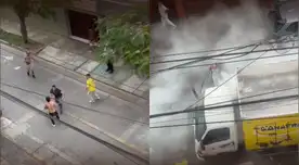 Surquillo: revelan INSÓLITO MOTIVO detrás de fuerte pel3a entre cuatro hombres en calle residencial.