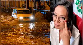 Keiko Fujimori reacciona a inundaciones