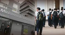Gobierno declara en emergencia colegios a nivel nacional y Minedu aclara la medida.