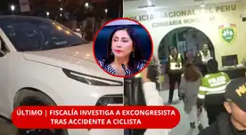 Fiscalía investiga a Kelly Portalatino tras atropello a ciclista en el Cercado de Lima. Fiscalía investiga a Kelly Portalatino tras atropello a ciclista en el Cercado de Lima.