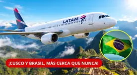 Cusco, por primera vez, tendrá vuelos directos a São Paulo desde marzo de 2027.
