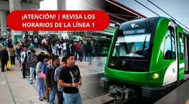 Línea 1 del Metro de Lima: horarios y frecuencia de trenes para septiembre de 2026.